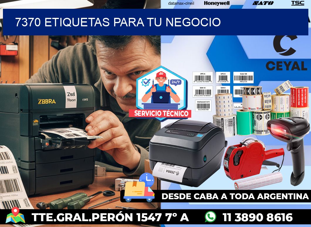 7370 etiquetas para tu negocio