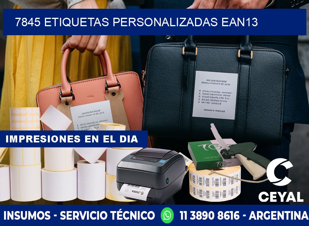 7845 Etiquetas personalizadas ean13