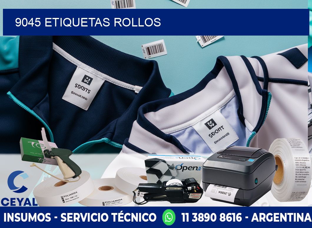 9045 etiquetas rollos