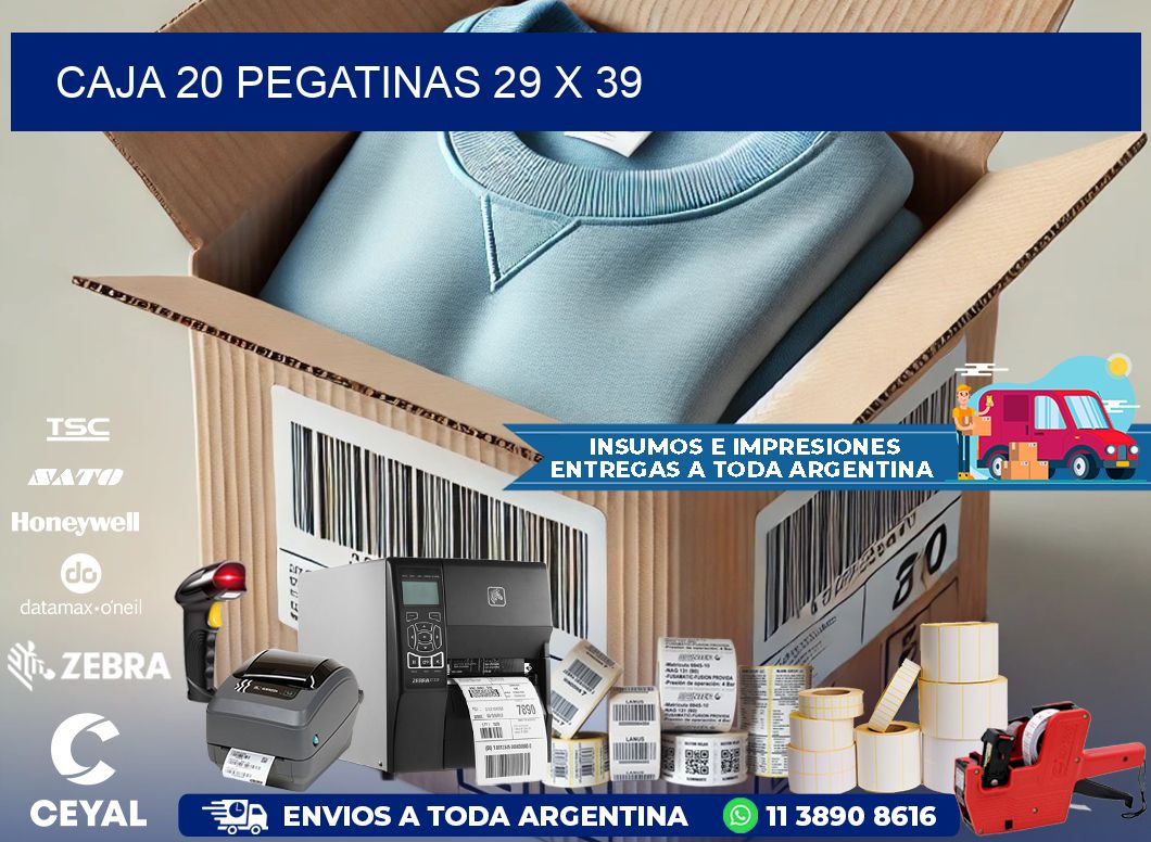 CAJA 20 PEGATINAS 29 x 39