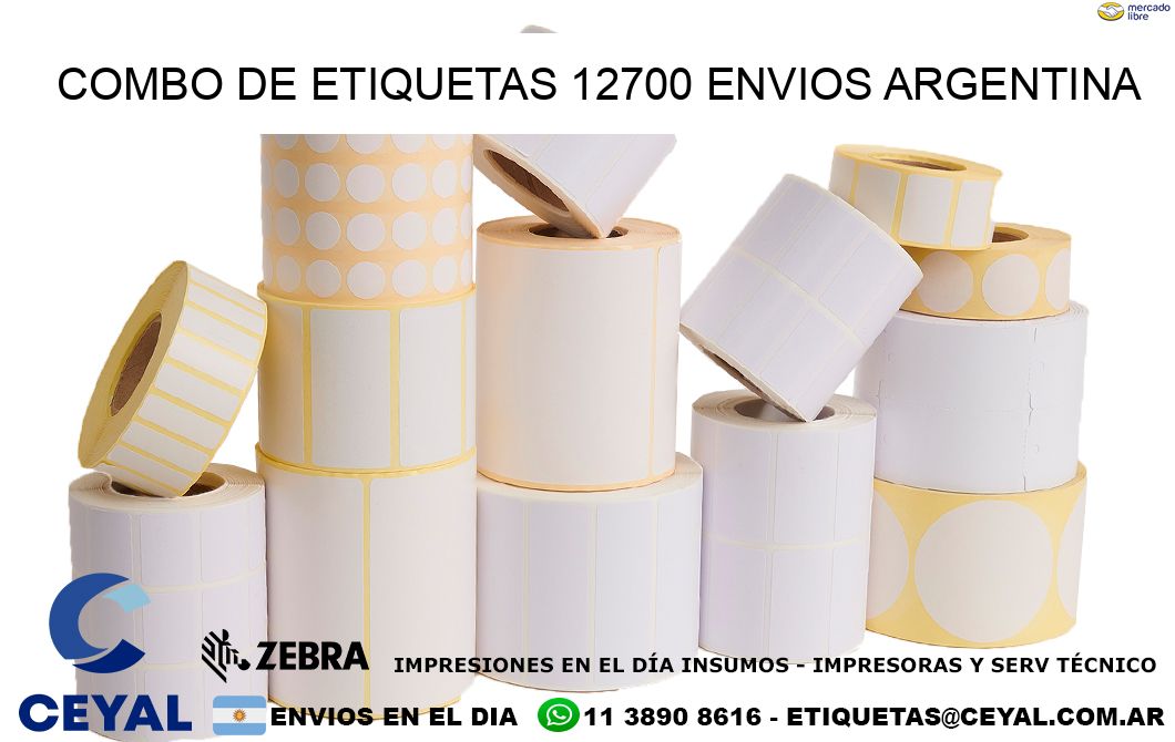 Combo de etiquetas 12700 ENVIOS ARGENTINA