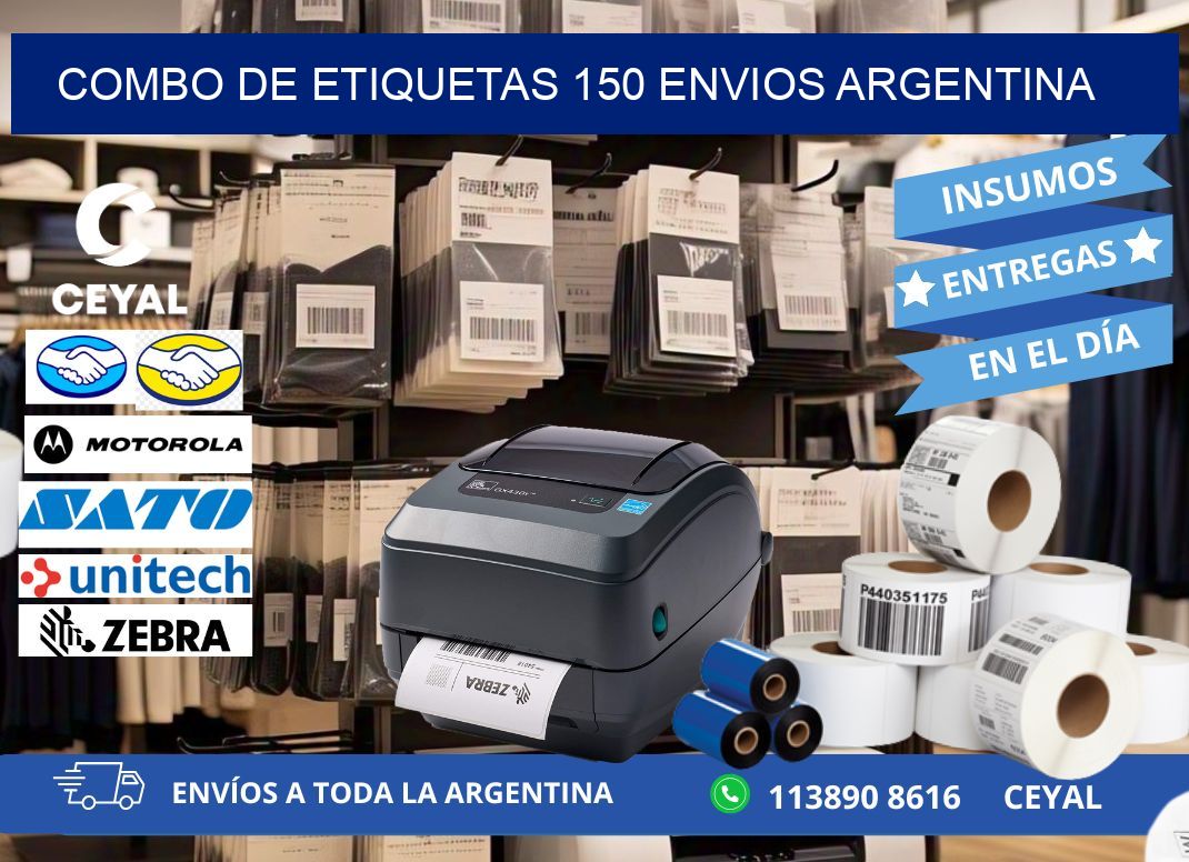 Combo de etiquetas 150 ENVIOS ARGENTINA