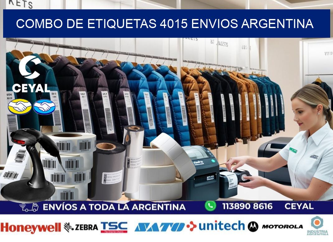 Combo de etiquetas 4015 ENVIOS ARGENTINA