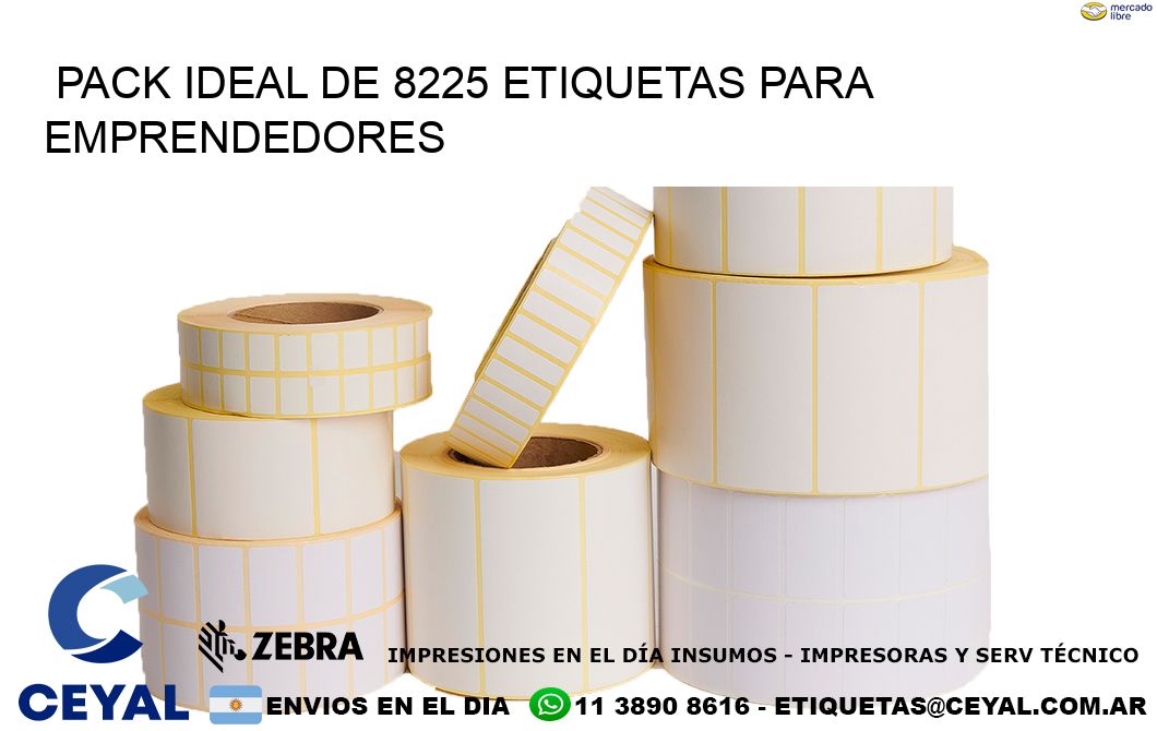 Pack ideal de 8225 etiquetas para emprendedores