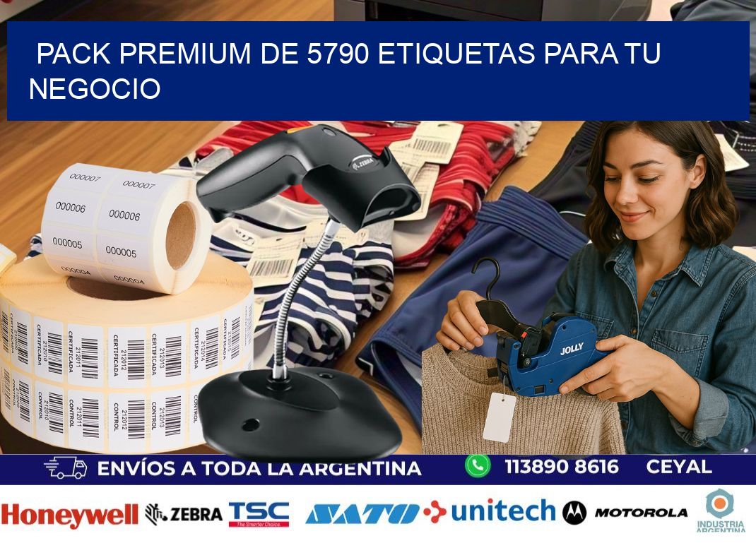 Pack premium de 5790 etiquetas para tu negocio