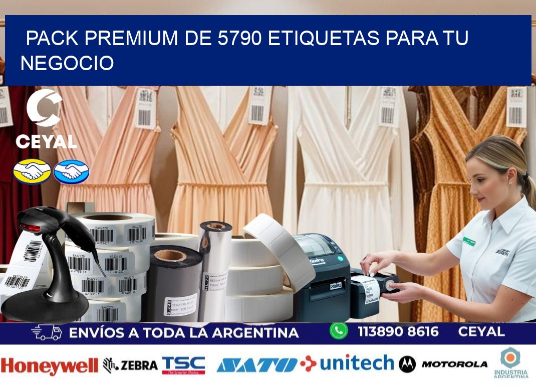 Pack premium de 5790 etiquetas para tu negocio