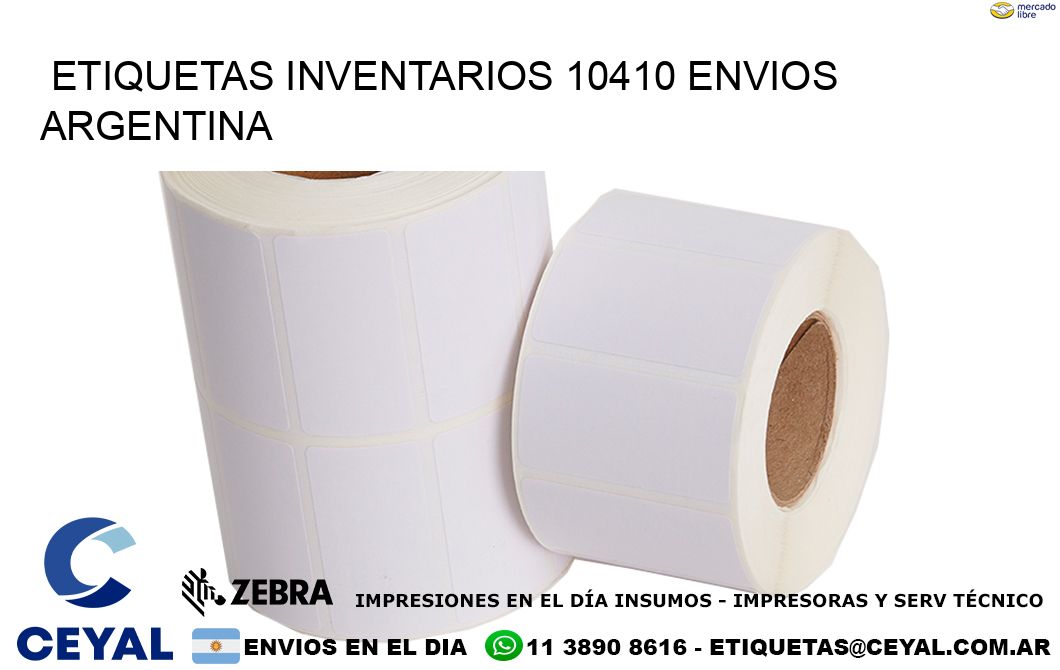 etiquetas inventarios 10410 ENVIOS ARGENTINA