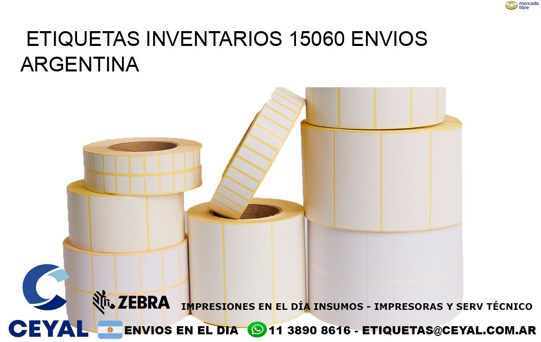 etiquetas inventarios 15060 ENVIOS ARGENTINA