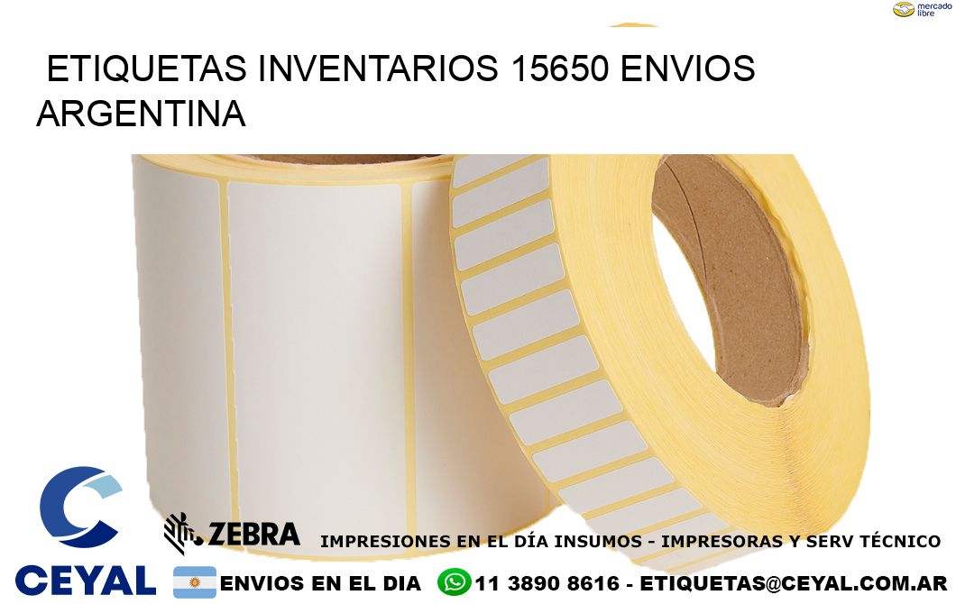 etiquetas inventarios 15650 ENVIOS ARGENTINA