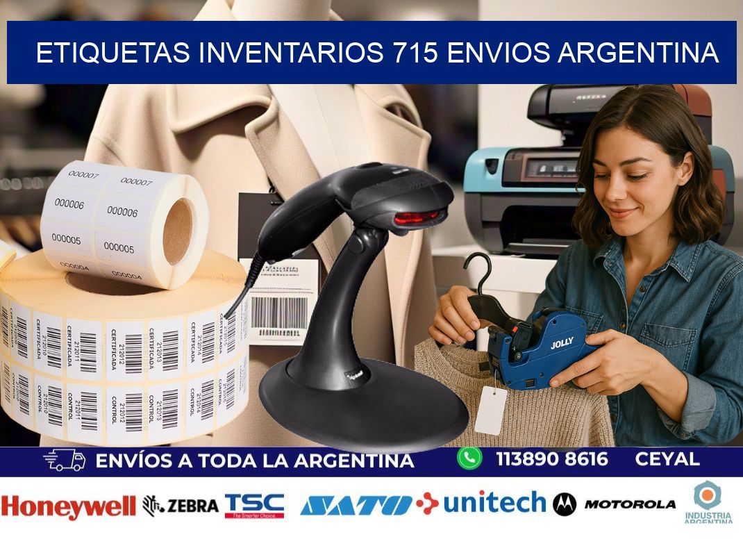 etiquetas inventarios 715 ENVIOS ARGENTINA