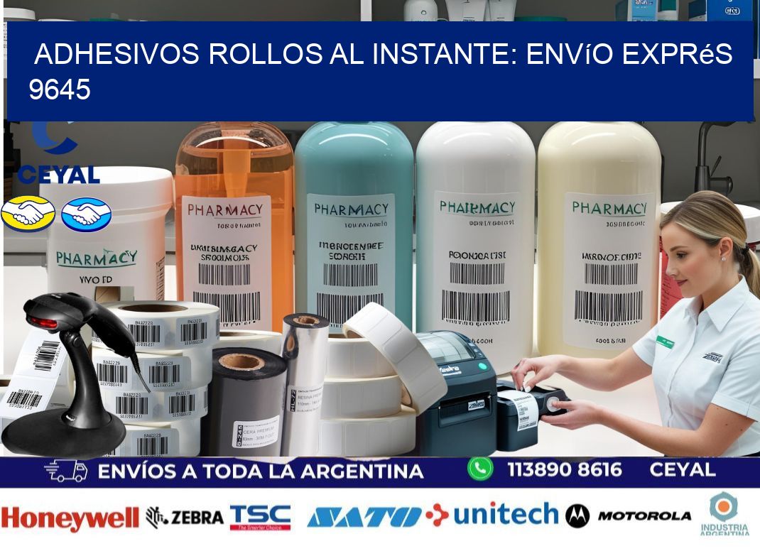 Adhesivos rollos al Instante: Envío Exprés 9645