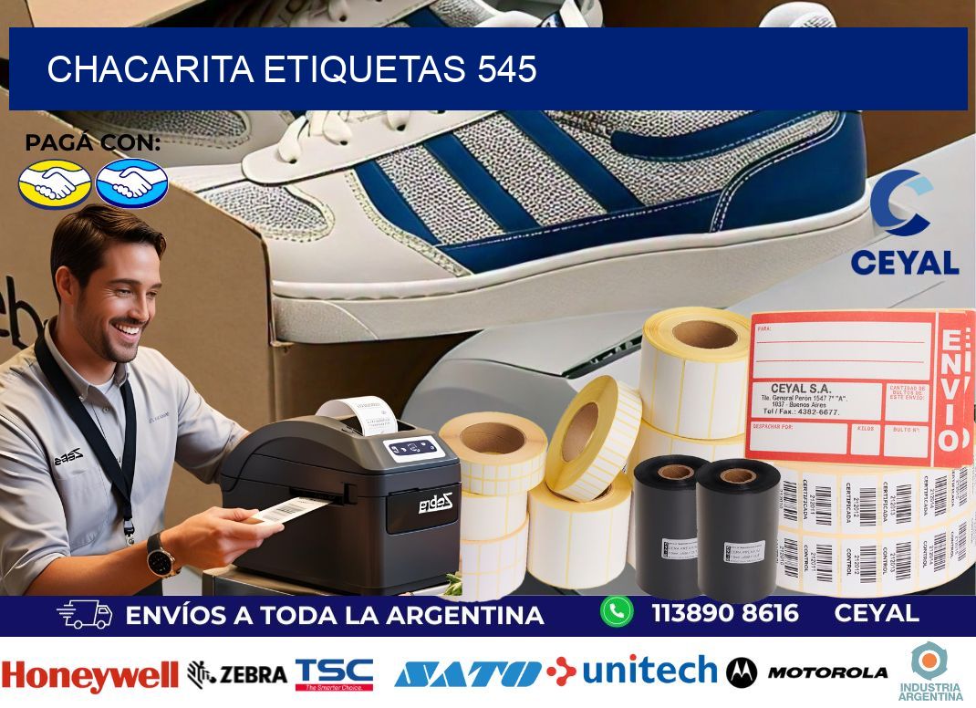 Chacarita etiquetas 545