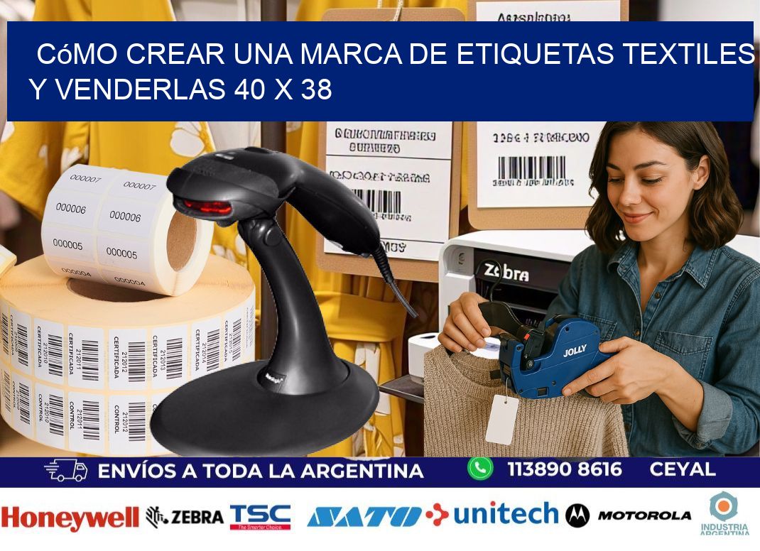 Cómo Crear una Marca de Etiquetas Textiles y Venderlas 40 x 38