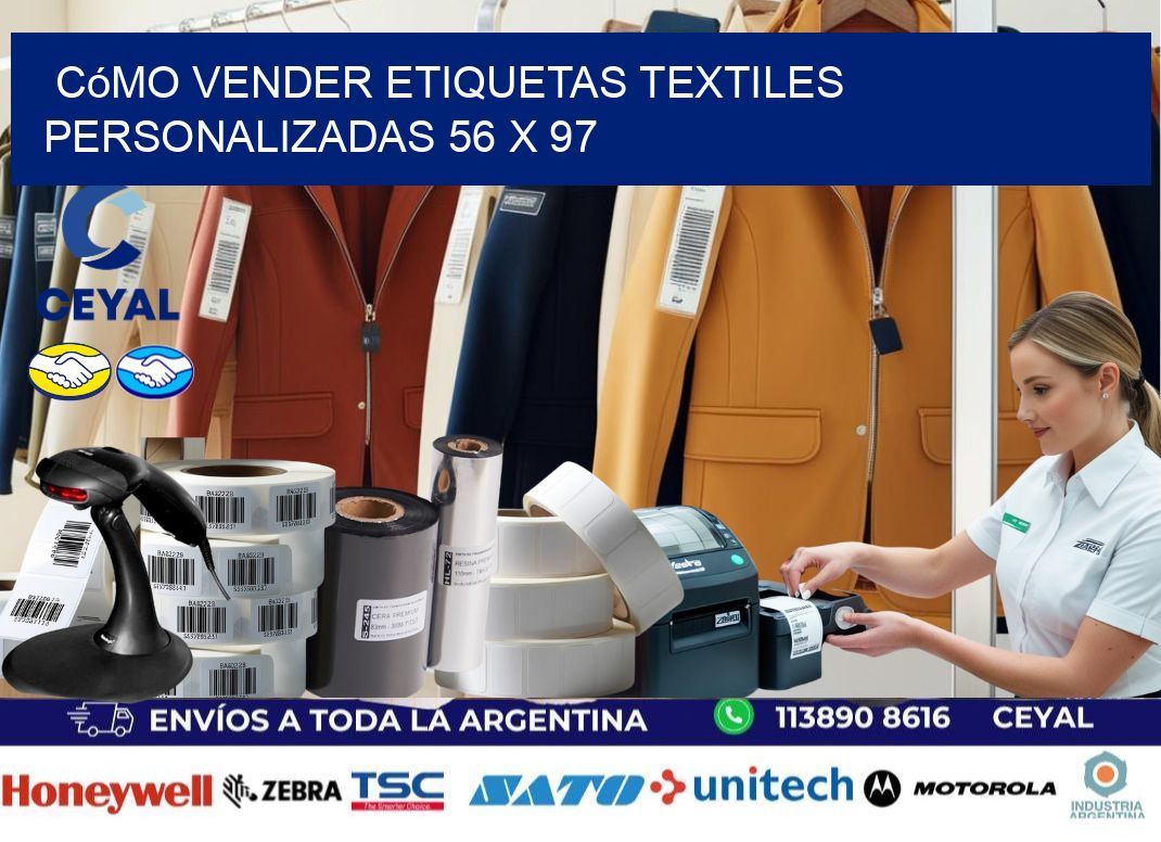 Cómo Vender Etiquetas Textiles Personalizadas 56 x 97