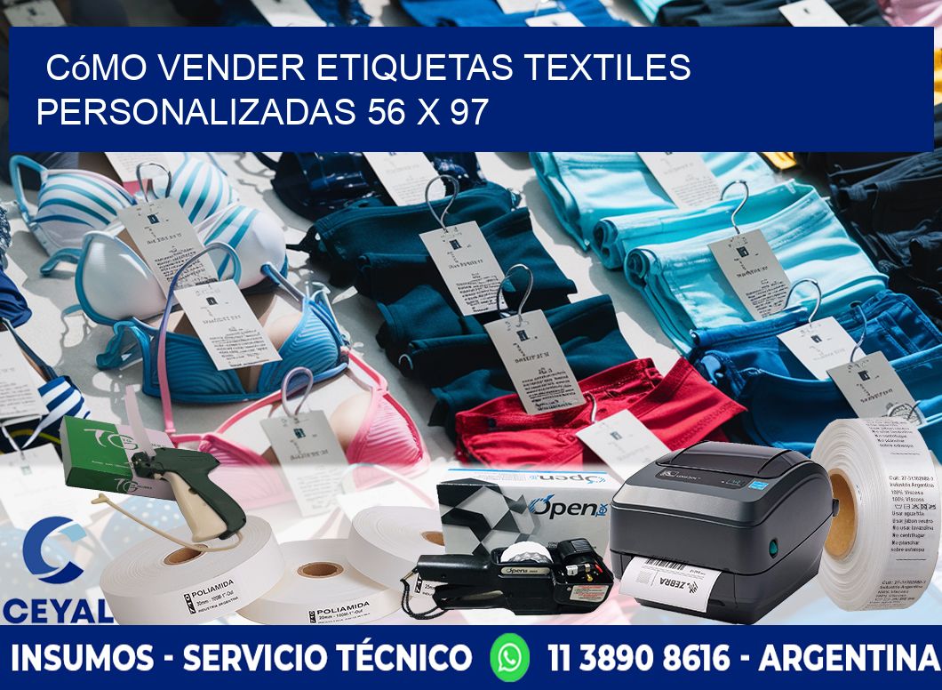 Cómo Vender Etiquetas Textiles Personalizadas 56 x 97