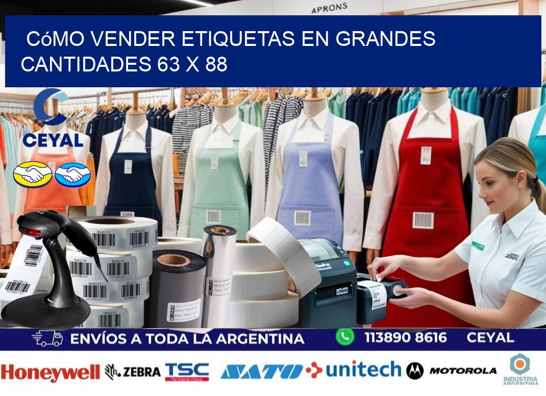 Cómo Vender Etiquetas en Grandes Cantidades 63 x 88