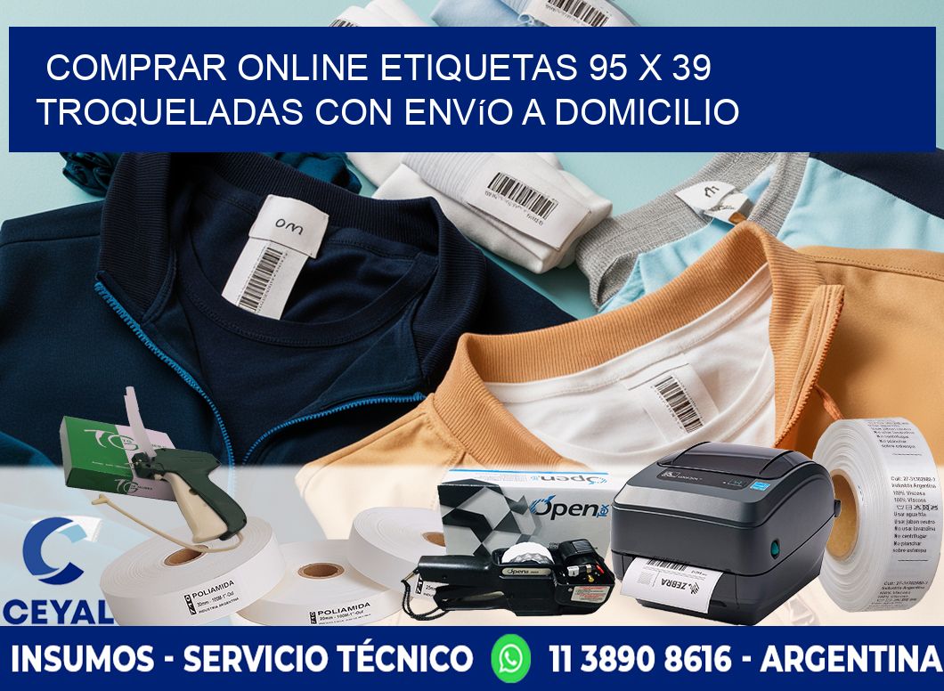 Comprar online etiquetas 95 x 39 troqueladas con envío a domicilio
