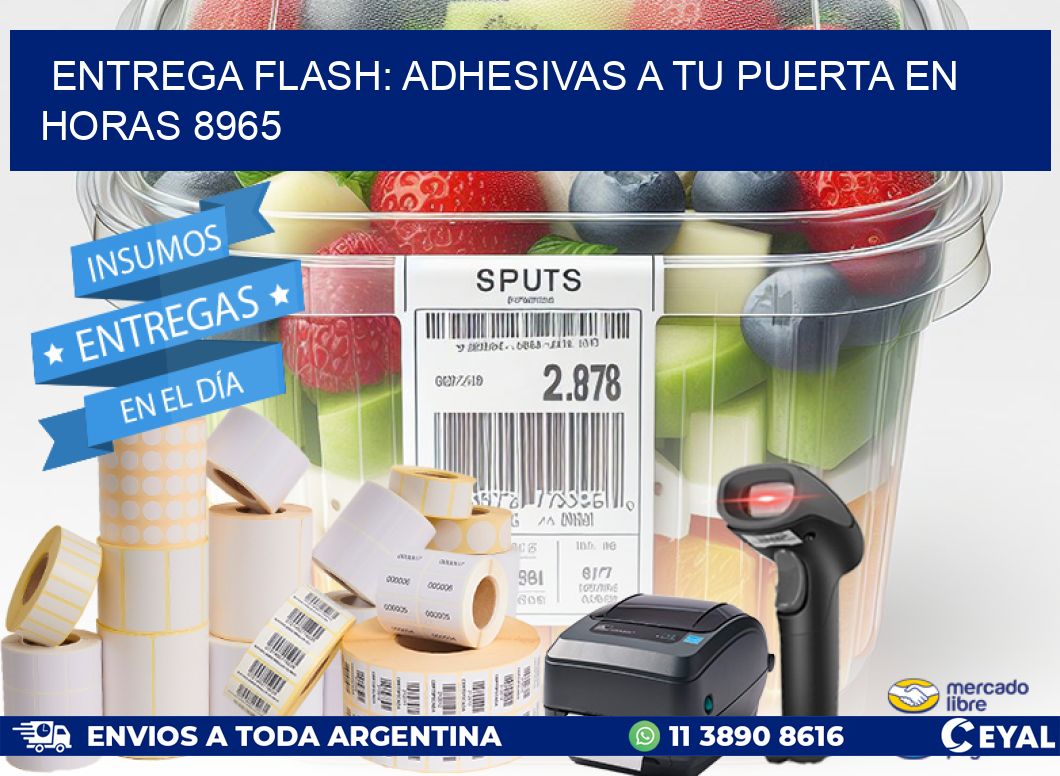 Entrega Flash: Adhesivas A Tu Puerta en Horas 8965