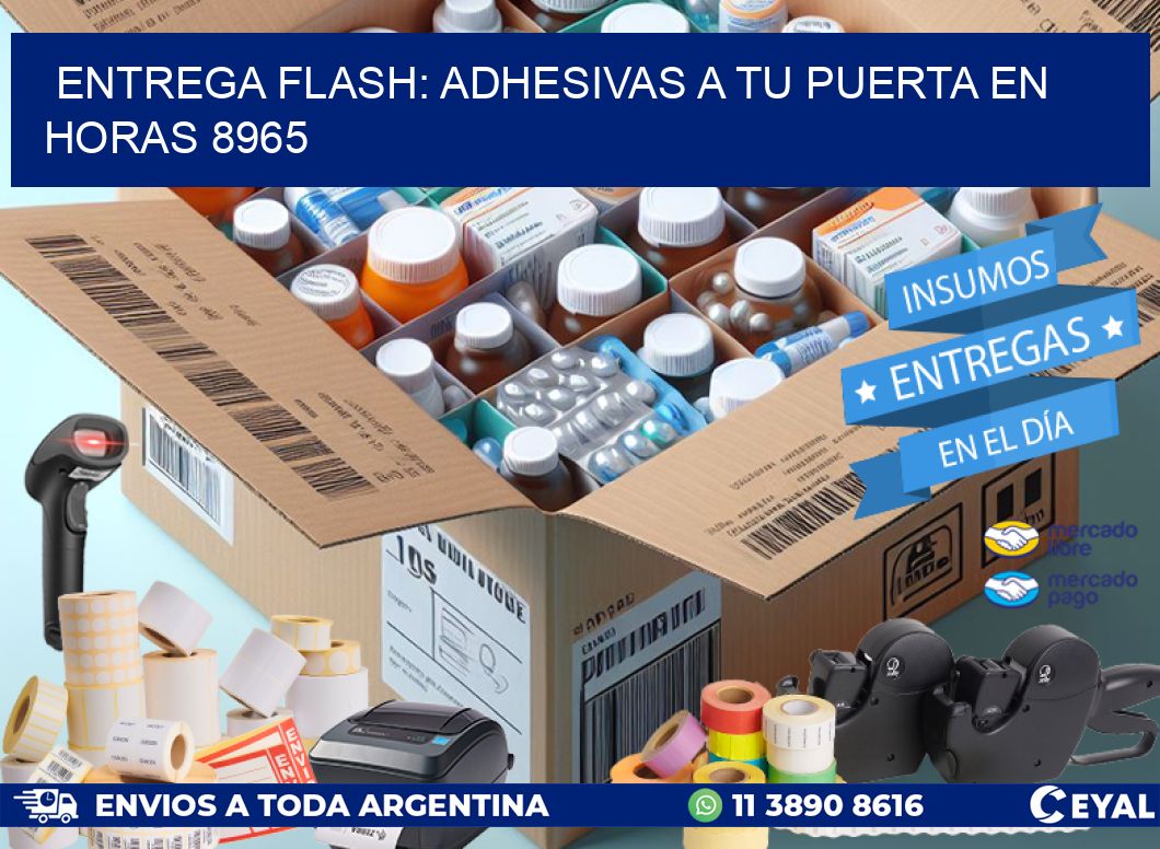 Entrega Flash: Adhesivas A Tu Puerta en Horas 8965