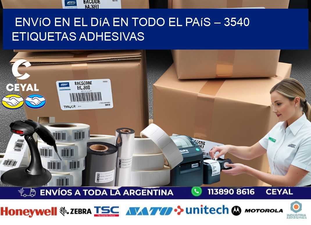 Envío en el Día en Todo el País – 3540 Etiquetas Adhesivas