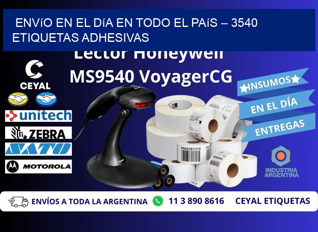 Envío en el Día en Todo el País – 3540 Etiquetas Adhesivas
