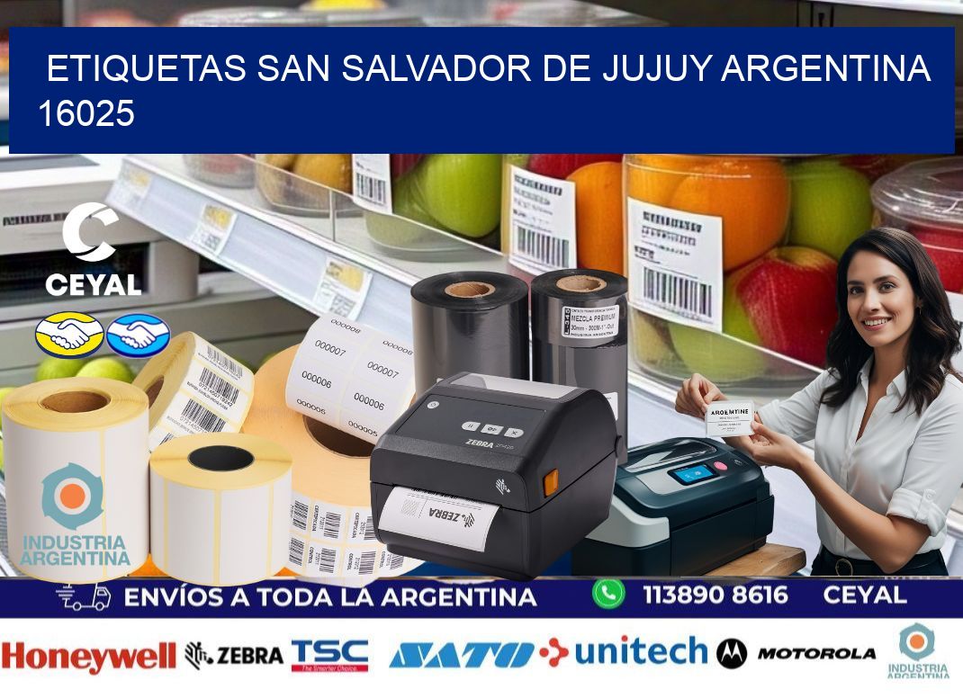 Etiquetas San Salvador de Jujuy Argentina 16025