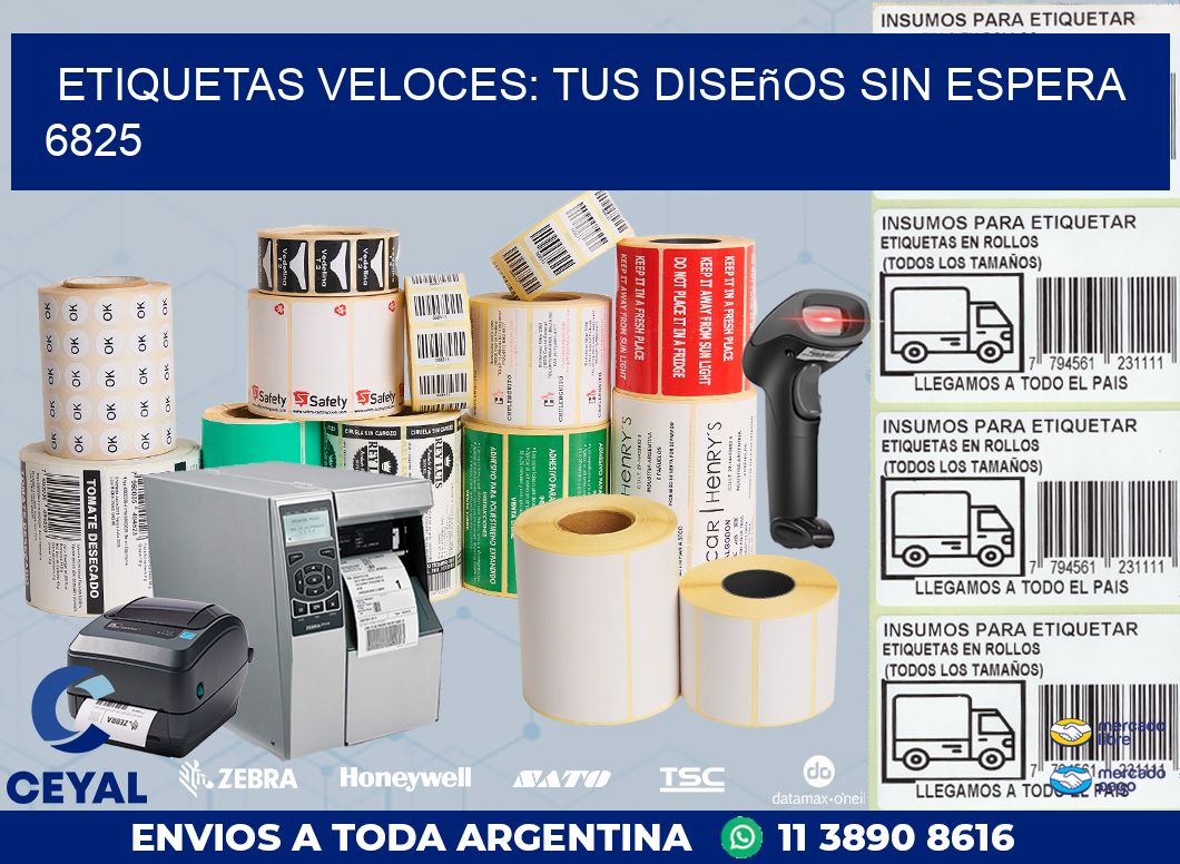 Etiquetas Veloces: Tus Diseños sin Espera 6825