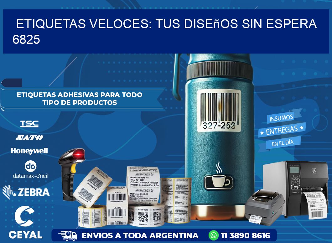 Etiquetas Veloces: Tus Diseños sin Espera 6825