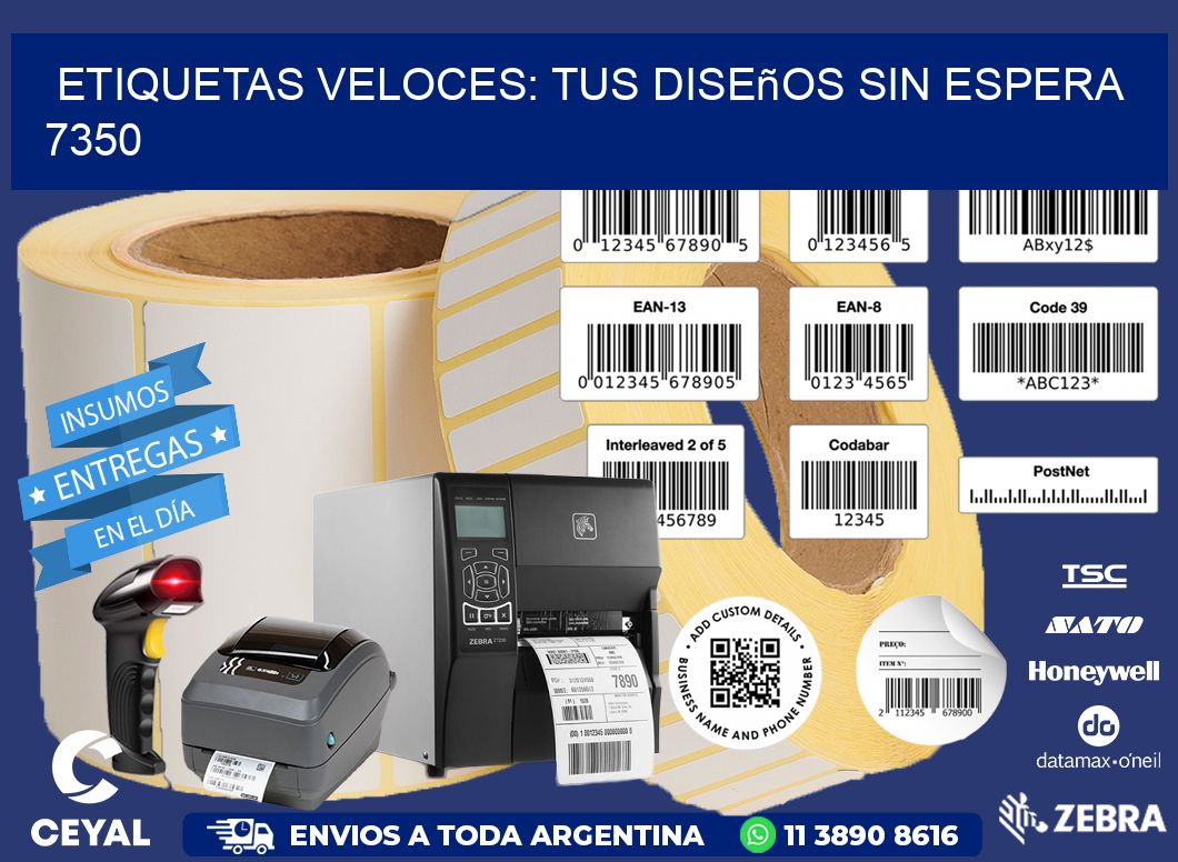 Etiquetas Veloces: Tus Diseños sin Espera 7350