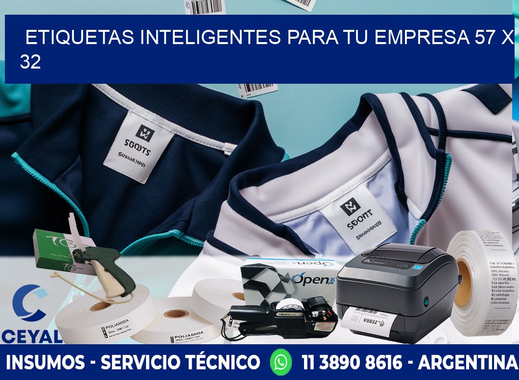Etiquetas inteligentes para tu empresa 57 x 32