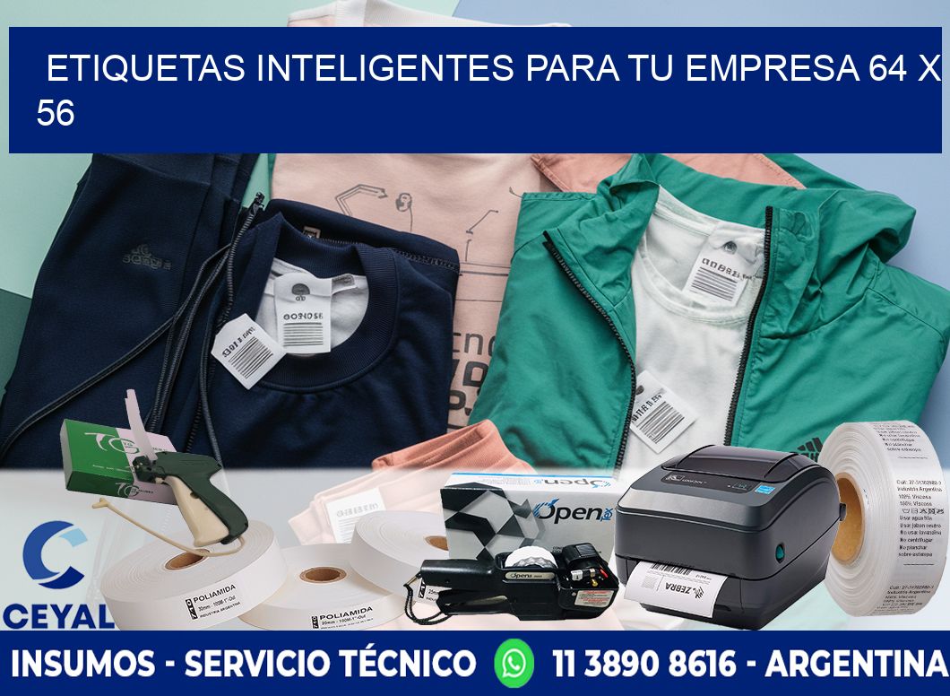 Etiquetas inteligentes para tu empresa 64 x 56