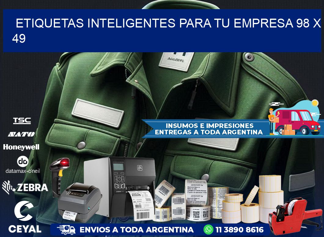 Etiquetas inteligentes para tu empresa 98 x 49