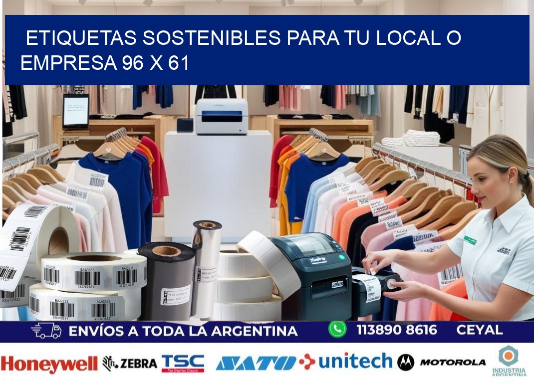 Etiquetas sostenibles para tu local o empresa 96 x 61