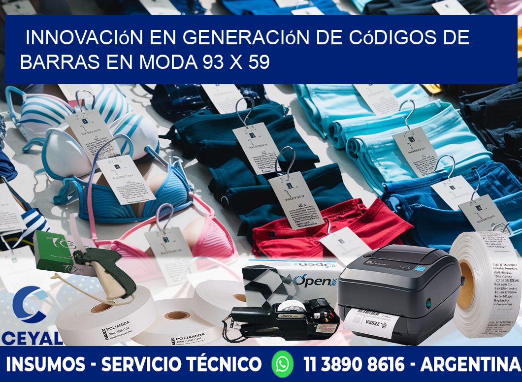 Innovación en Generación de Códigos de Barras en Moda 93 x 59