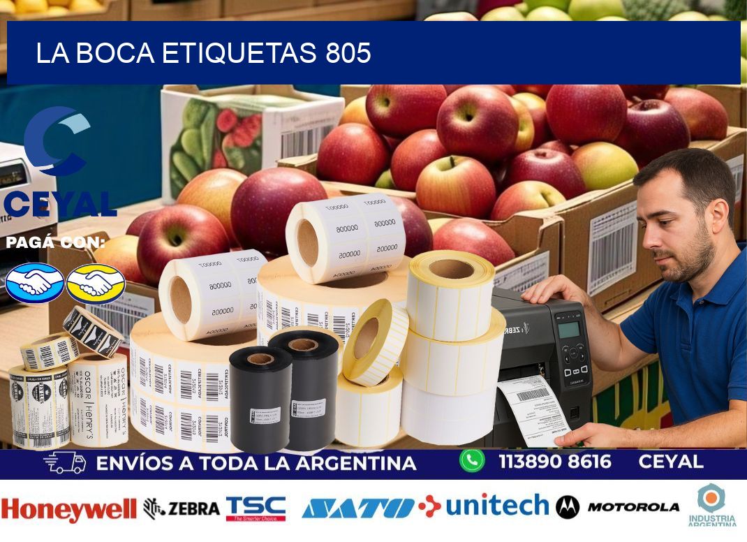 La Boca etiquetas 805