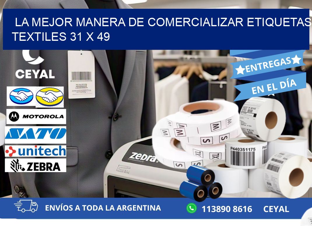 La Mejor Manera de Comercializar Etiquetas Textiles 31 x 49