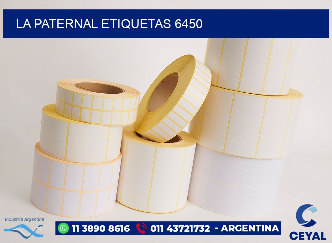 La Paternal etiquetas 6450