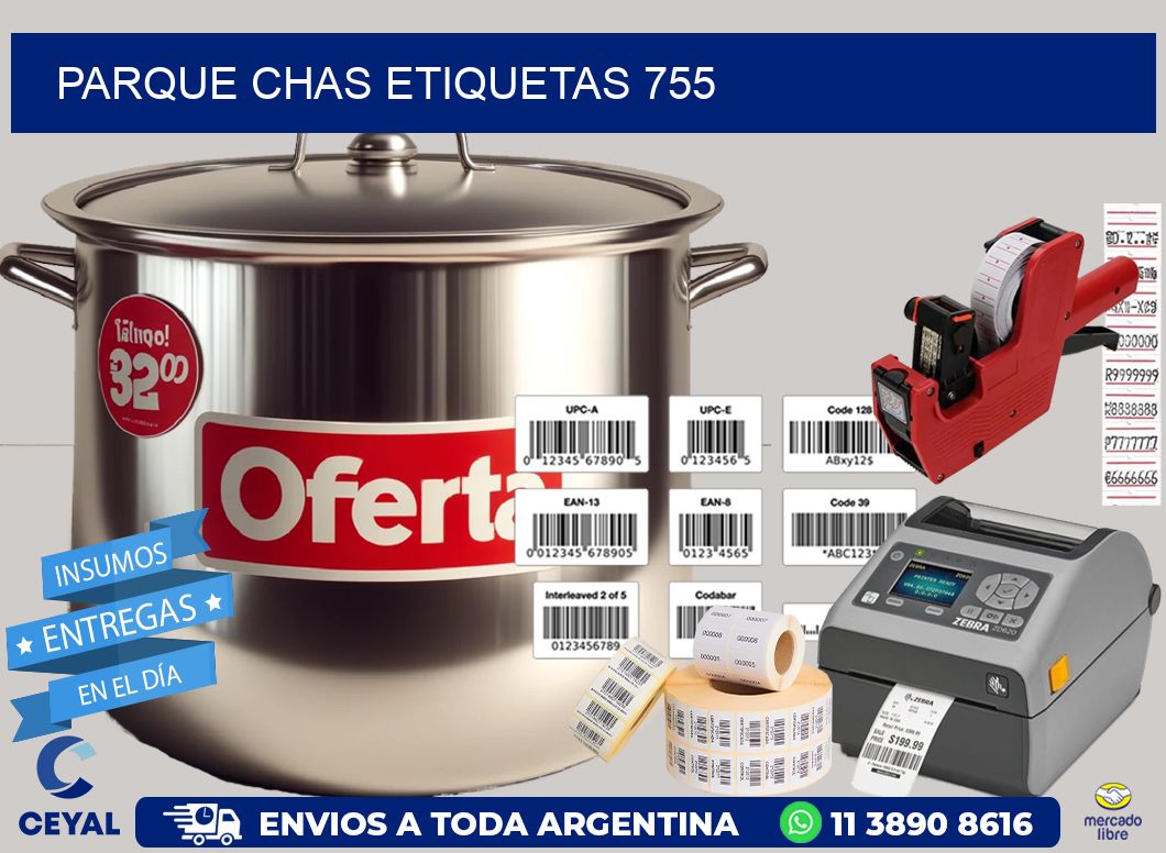 Parque Chas etiquetas 755