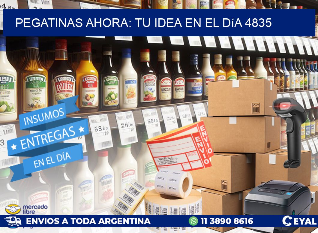 Pegatinas Ahora: Tu Idea en el Día 4835