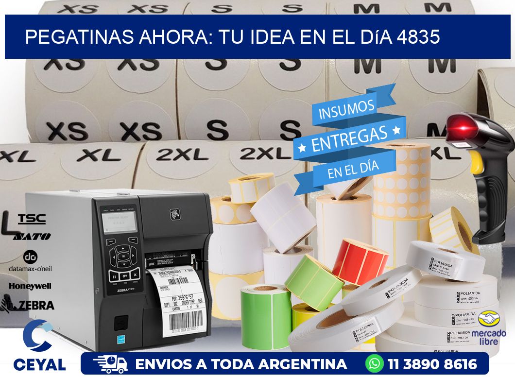 Pegatinas Ahora: Tu Idea en el Día 4835