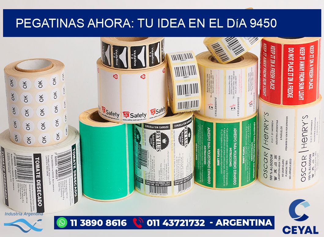 Pegatinas Ahora: Tu Idea en el Día 9450