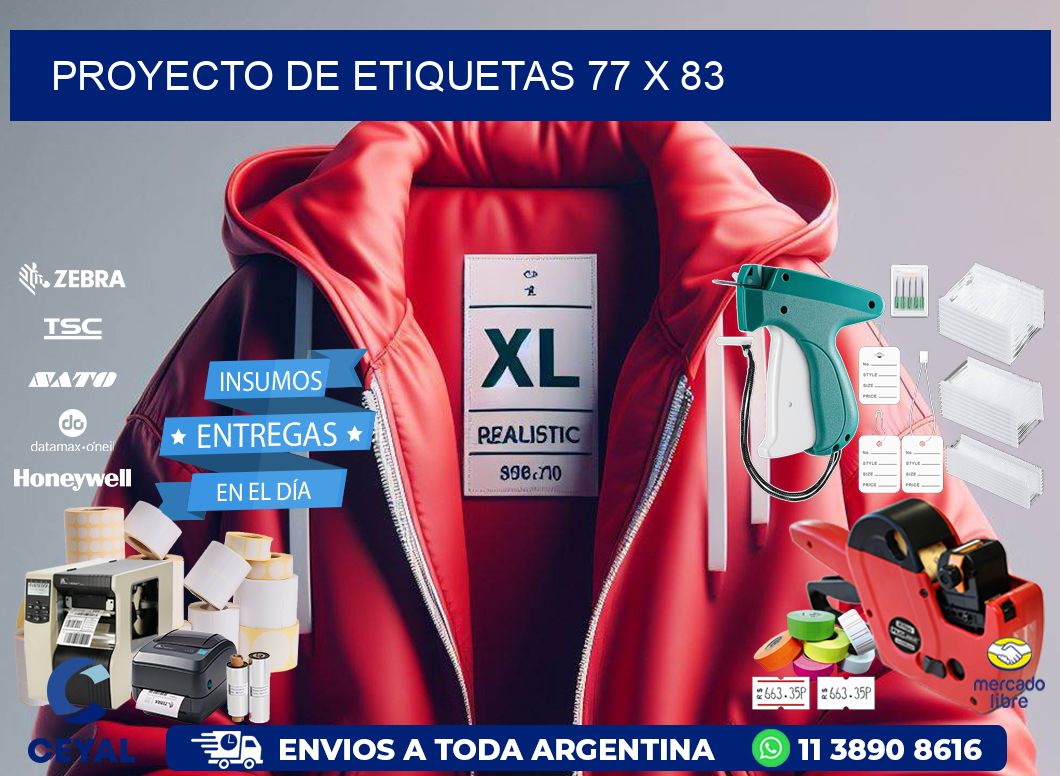 Proyecto de etiquetas 77 x 83