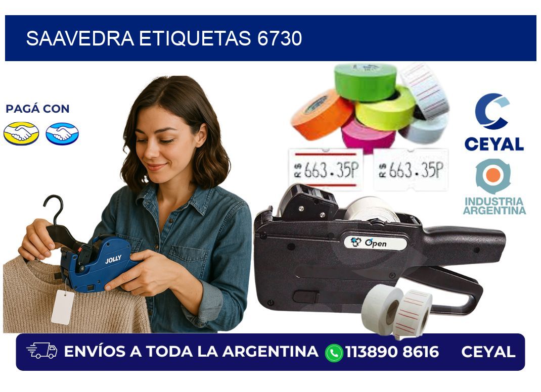 Saavedra etiquetas 6730