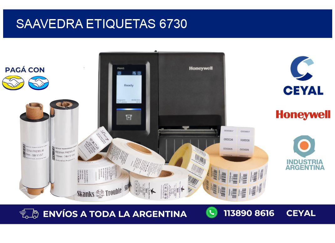 Saavedra etiquetas 6730
