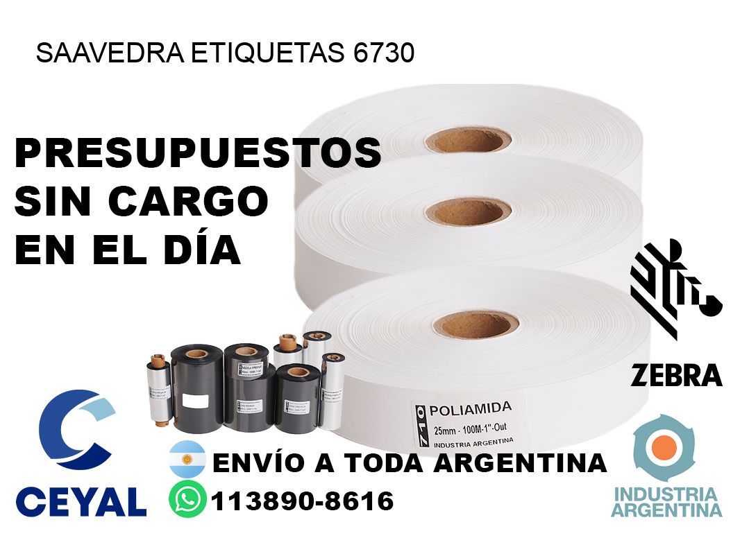 Saavedra etiquetas 6730
