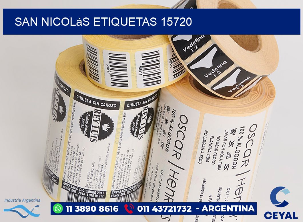 San Nicolás etiquetas 15720