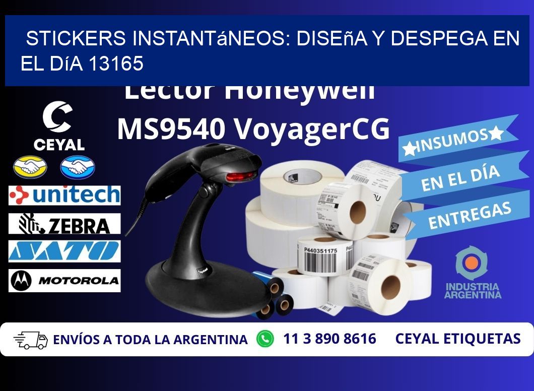 Stickers Instantáneos: Diseña y Despega en el Día 13165