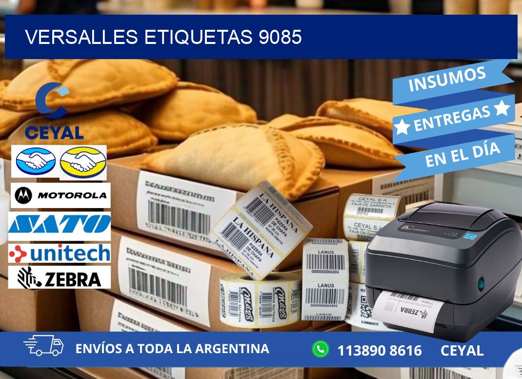 Versalles etiquetas 9085