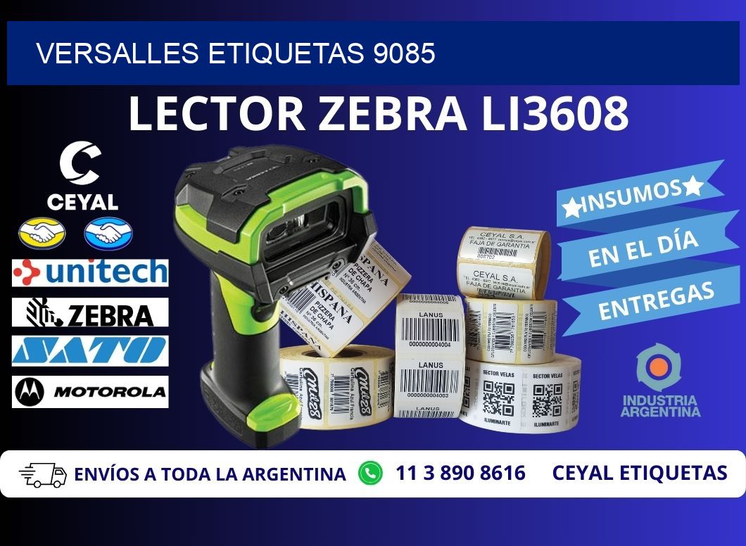 Versalles etiquetas 9085