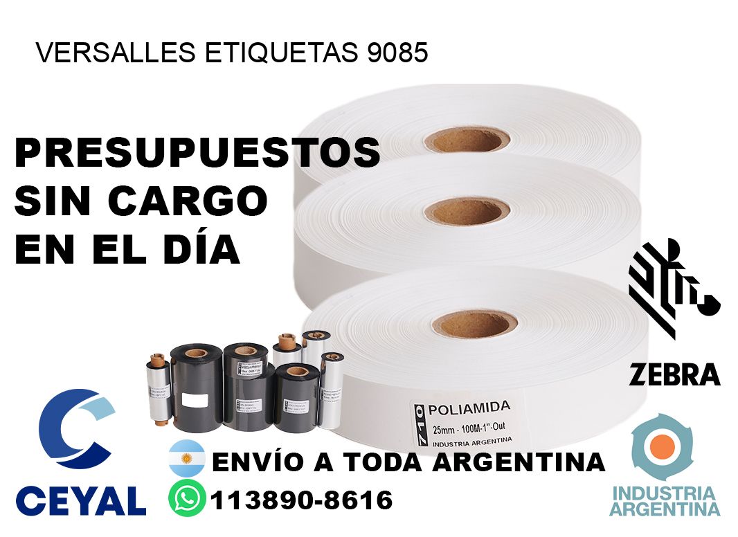 Versalles etiquetas 9085